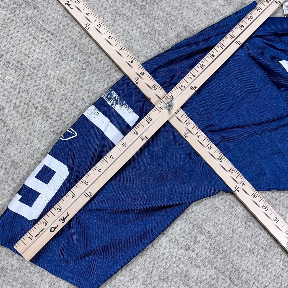 Vintage Indianapolis Colts Jersey Men Large Blue Joseph Addai Reebok Y2K Adult * - Picture 16 of 16